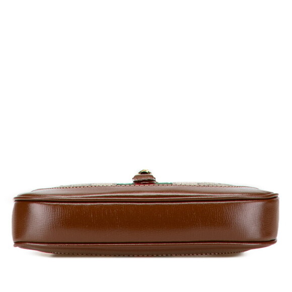 Gucci Jackie GG Supreme Ophidia Shoulder Bag Beige Multi Leather - Picture 3 of 8